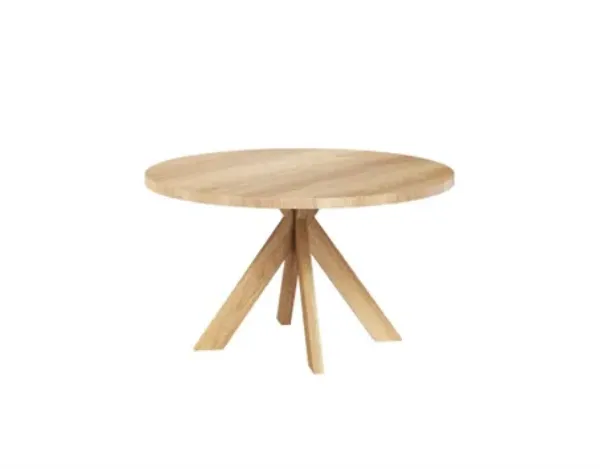 Casø Gro rundt spisebord Ø140 - (200) x 75 cm