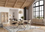 Casø Gro rundt spisebord Ø140 - (200) x 75 cm