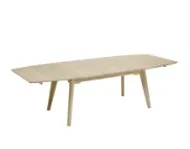 Casø 601 ileggsplate til spisebord 45 x 105 cm Hvitoljet Eik