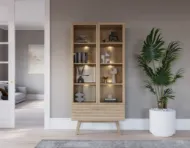 Casø 777 vitrineskap 90 x 195 x 40 cm