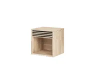 Casø 500 Sofabord Ø60x42,5 cm Hvitoljet Eik
