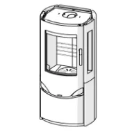 Brennplatesett komplett til Lotus Prio med sidevindu