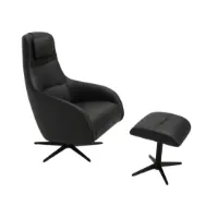 Hjort Knudsen 7698 Hvilestol i skinn