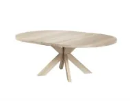 Casø Gro rundt spisebord Ø140 - (200) x 75 cm
