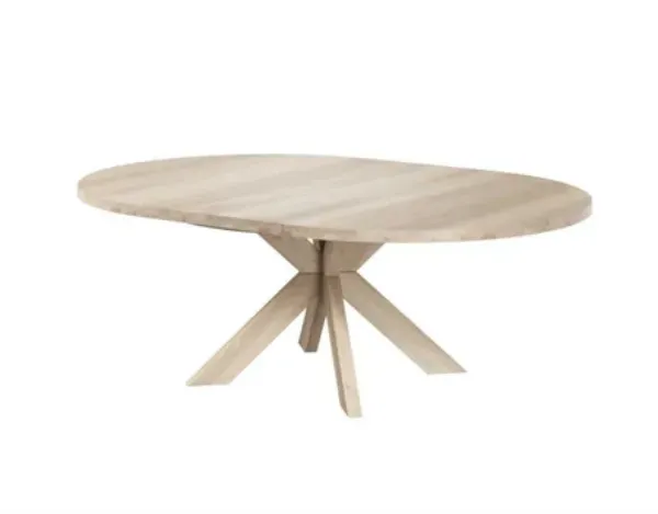 Casø Gro rundt spisebord Ø140 - (200) x 75 cm