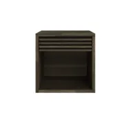 Casø Broholm Nattbord med lamellskuff 40 x 40 x 35 cm