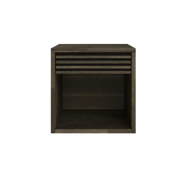 Casø Broholm Nattbord med lamellskuff 40 x 40 x 35 cm
