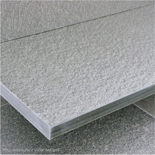 Trinn Altaskifer - 32,5 cm i fallende lengder, T: 25mm