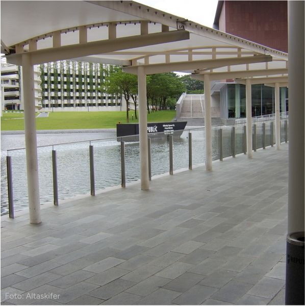 Trinn Altaskifer - 32,5 cm i fallende lengder, T: 25mm