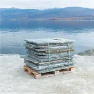 Bruddskifer Alta store heller 3 - 4 cm
