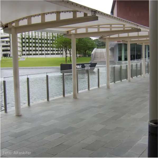Trinn Altaskifer - 32,5 cm i fallende lengder, T: 25mm