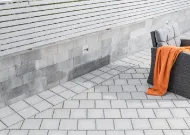 Belegningsstein Plaza dren grå - 20 x 20 x 7 cm